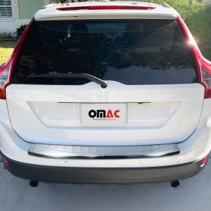 Volvo XC60 Rear Bumper Sill Cover - Omac - S.Steel - Brushed Silver - '10-'17 Volvo XC60 Rear Bumper Sill Cover - Omac - S.Steel - Brushed Silver - '10-'17
